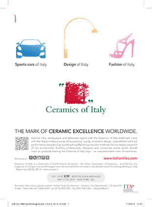 Ceramics of Italy Advertising Campaign